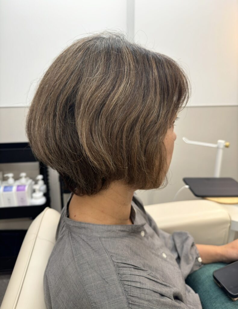 髪質改善縮毛矯正のbefore

