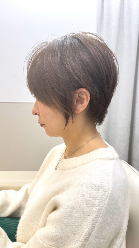 髪質改善 縮毛矯正 カット後
after