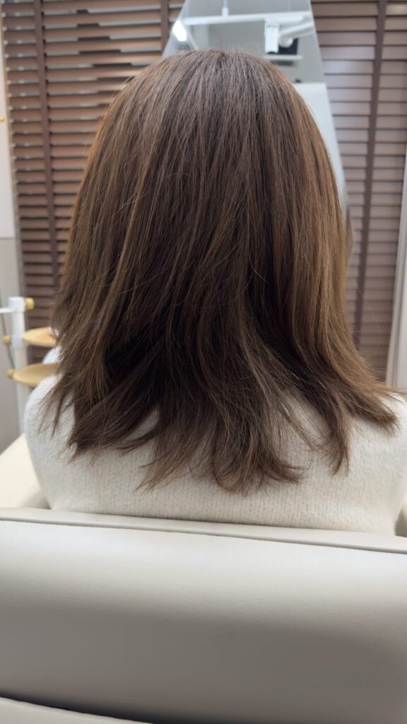 髪質改善 縮毛矯正 カット前 before