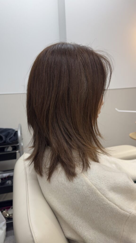 髪質改善 縮毛矯正 カット前 before