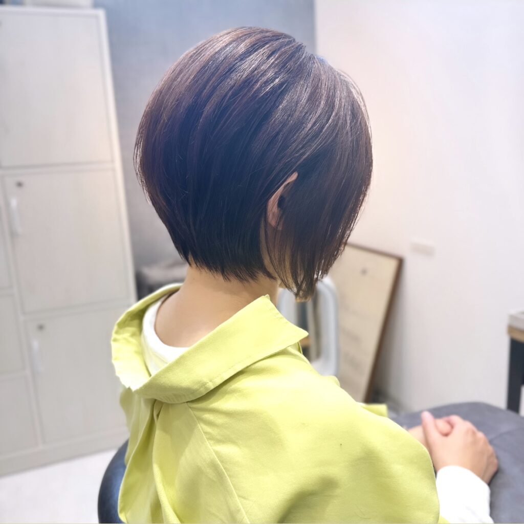 カット後
縮毛矯正後