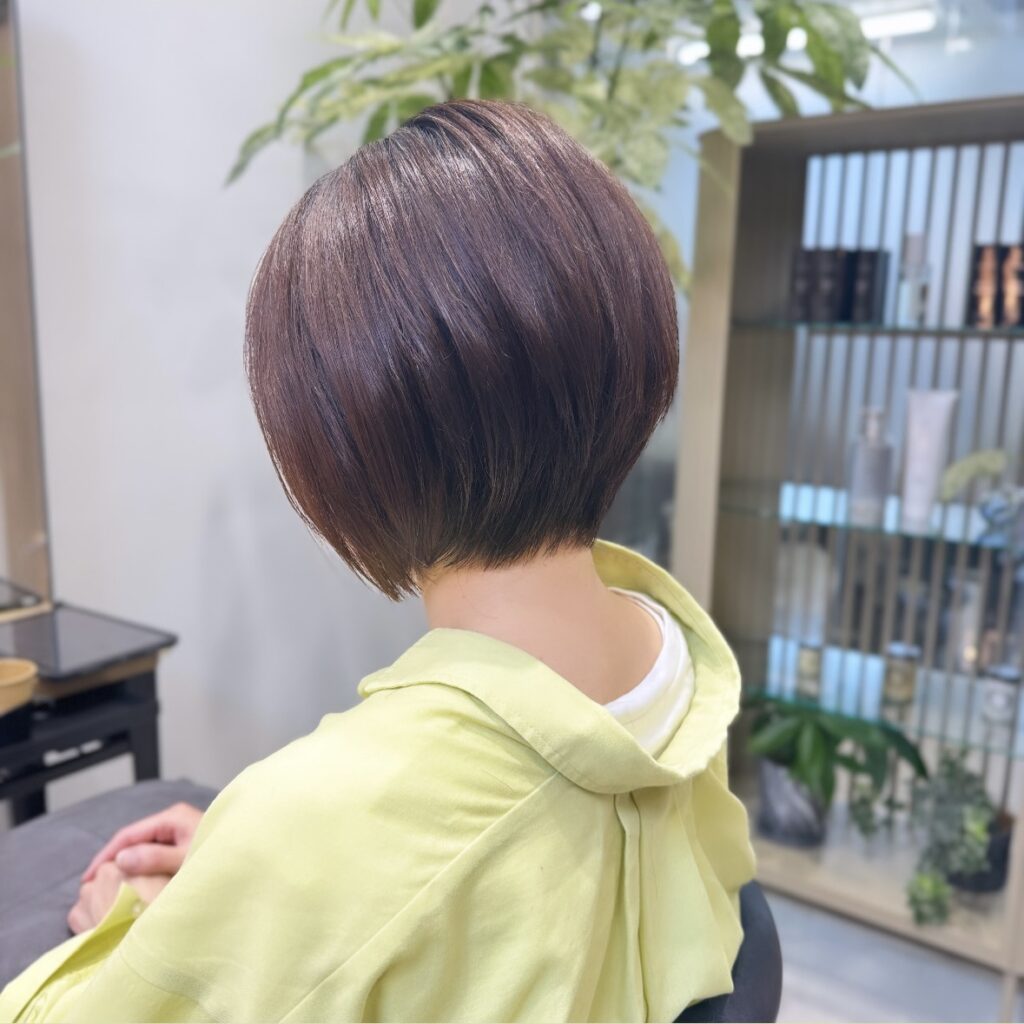 カット後
縮毛矯正後