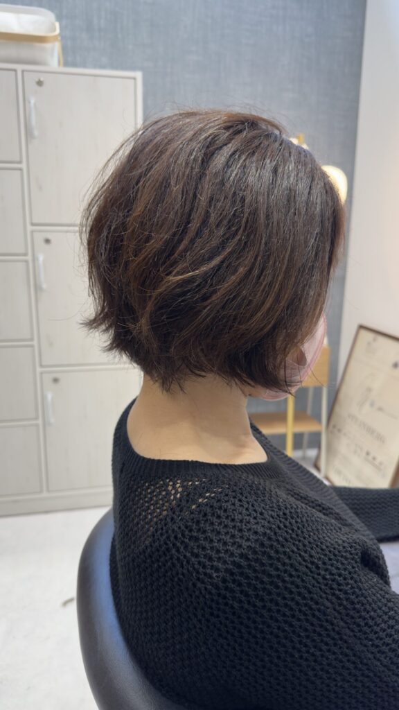 ショート
カットカラー前
