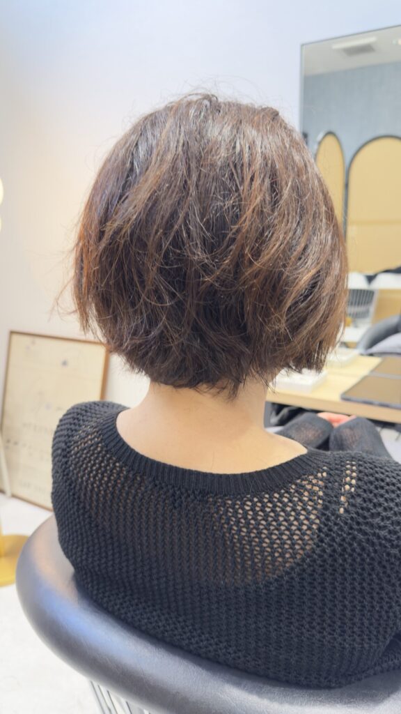 ショート
カットカラー前