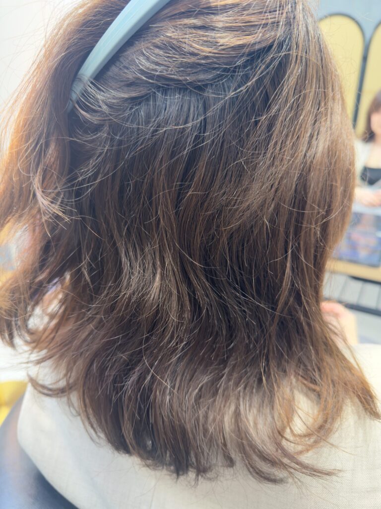 髪質改善ストレートbefore