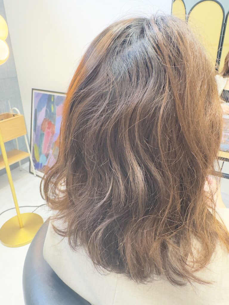 髪質改善ストレートbefore