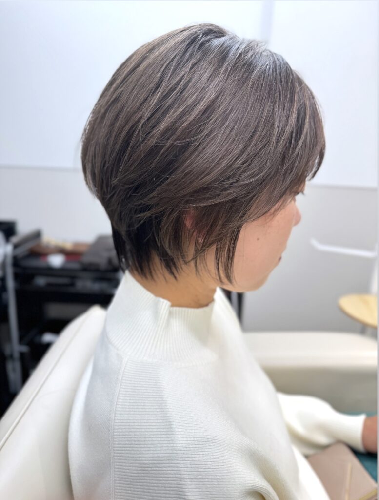 髪質改善縮毛矯正の after